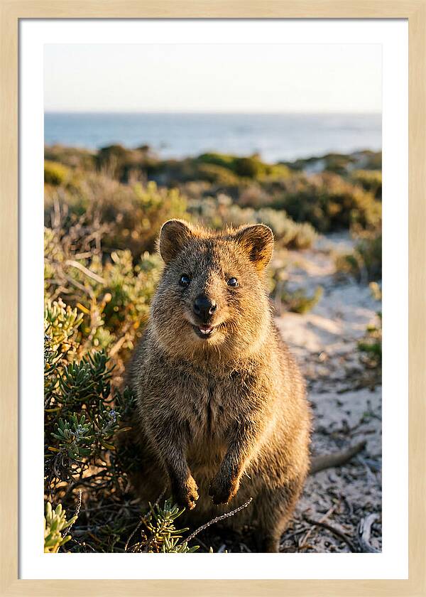 Quokka Smiling In Nature