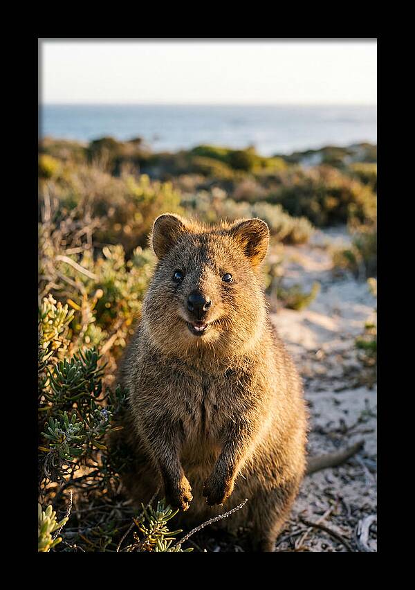 Quokka Smiling In Nature