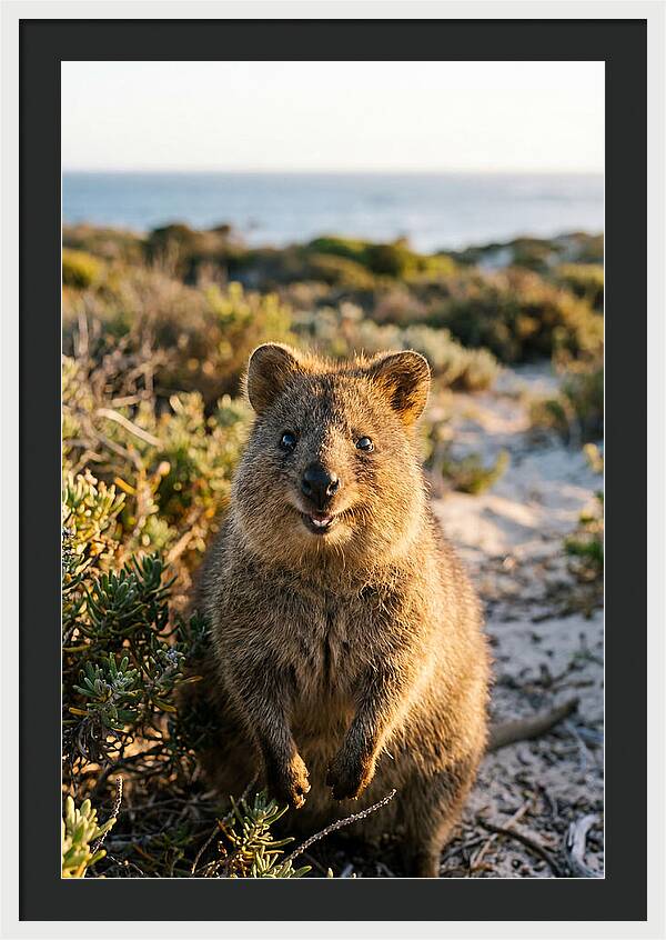Quokka Smiling In Nature