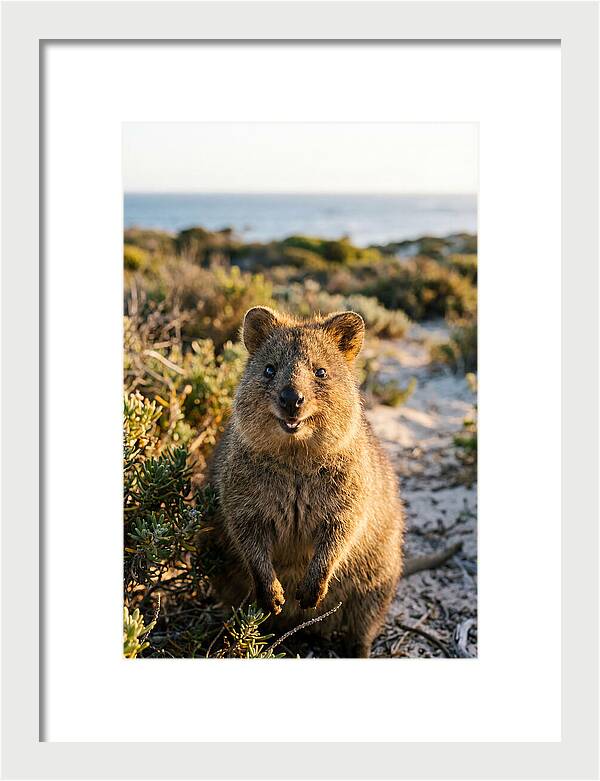 Quokka Smiling In Nature