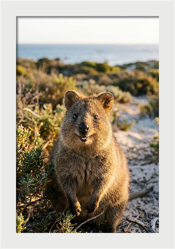 Quokka Smiling In Nature