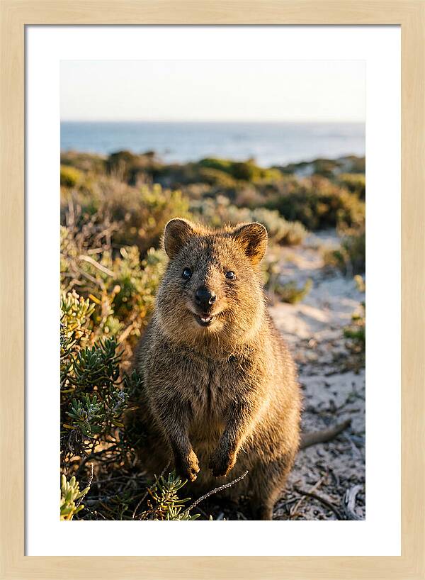 Quokka Smiling In Nature