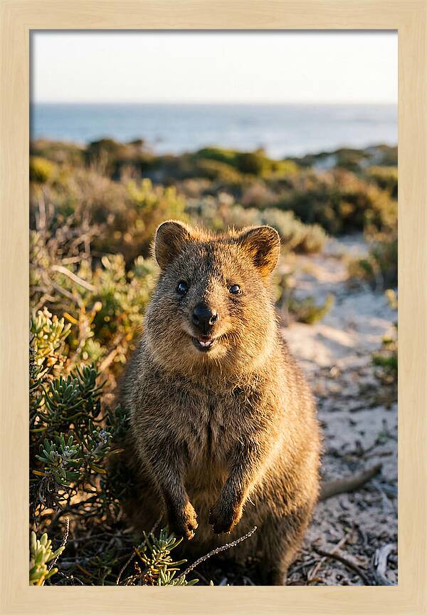 Quokka Smiling In Nature