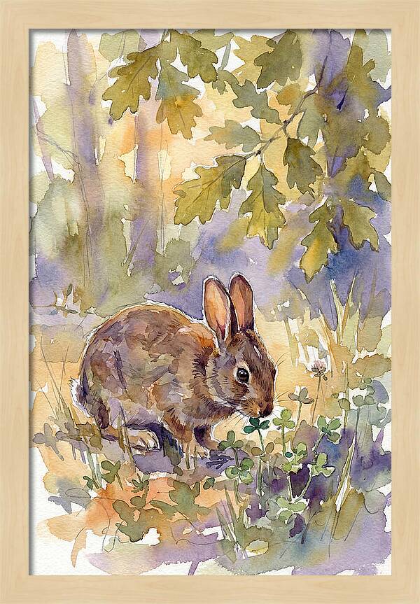 Rabbit Among Clover