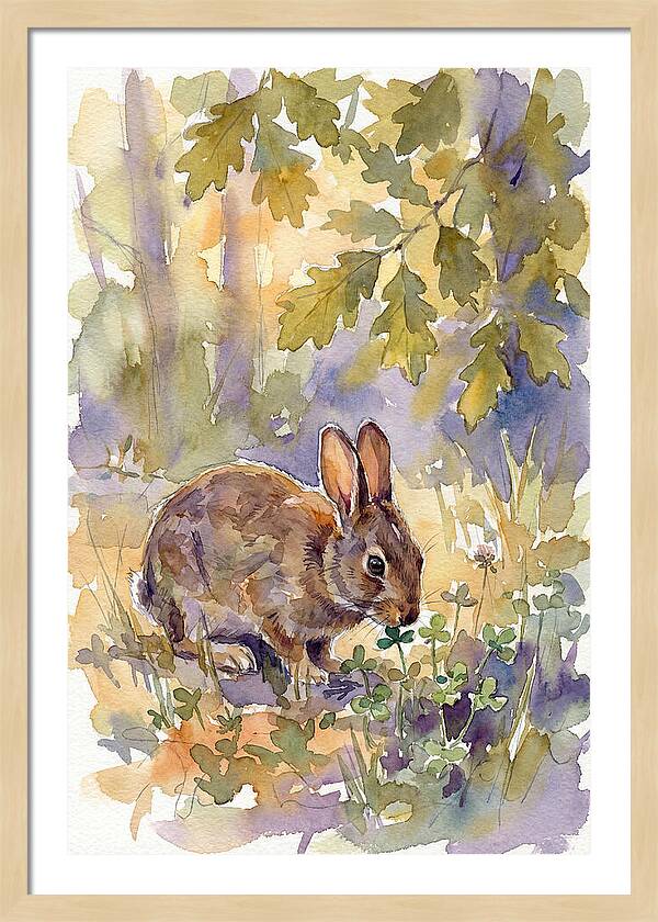 Rabbit Among Clover