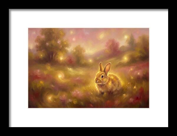 Rabbit In A Dreamy Landscape