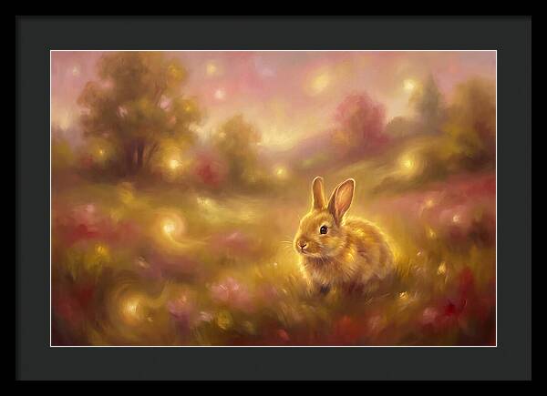 Rabbit In A Dreamy Landscape