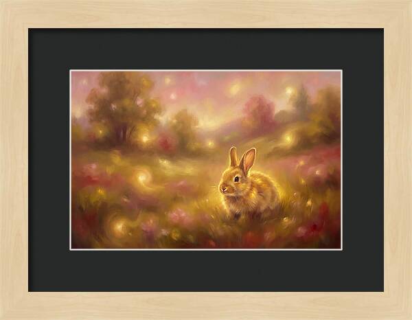 Rabbit In A Dreamy Landscape