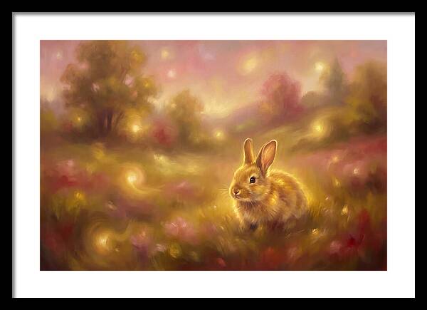 Rabbit In A Dreamy Landscape