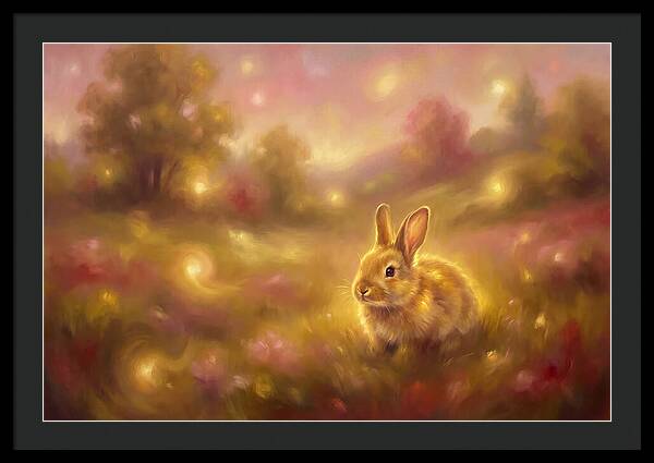 Rabbit In A Dreamy Landscape