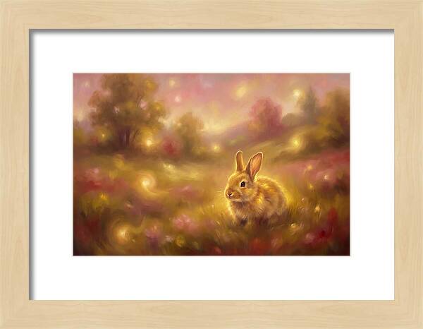 Rabbit In A Dreamy Landscape