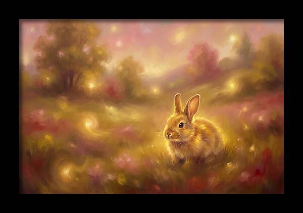 Rabbit In A Dreamy Landscape