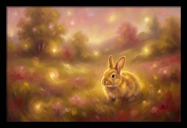 Rabbit In A Dreamy Landscape