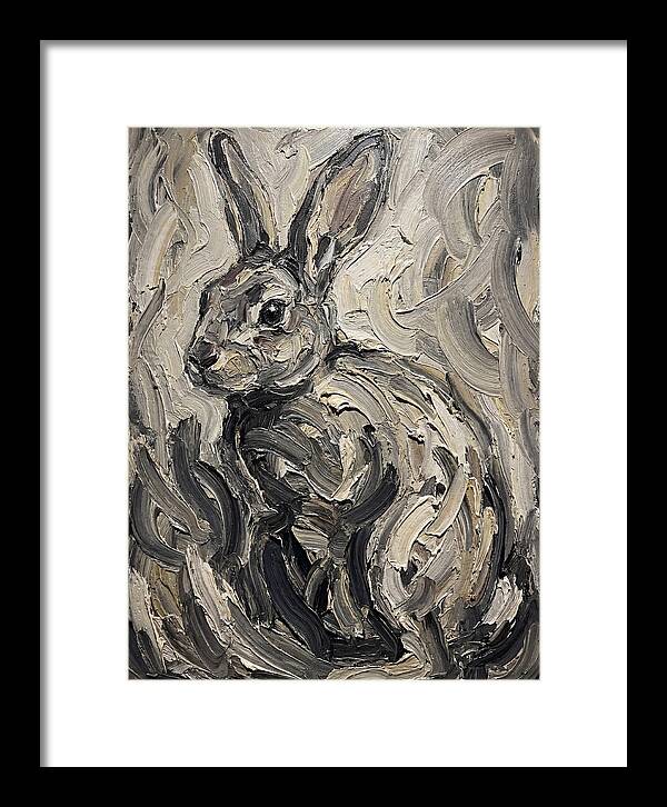 Rabbit In Abstract Swirls