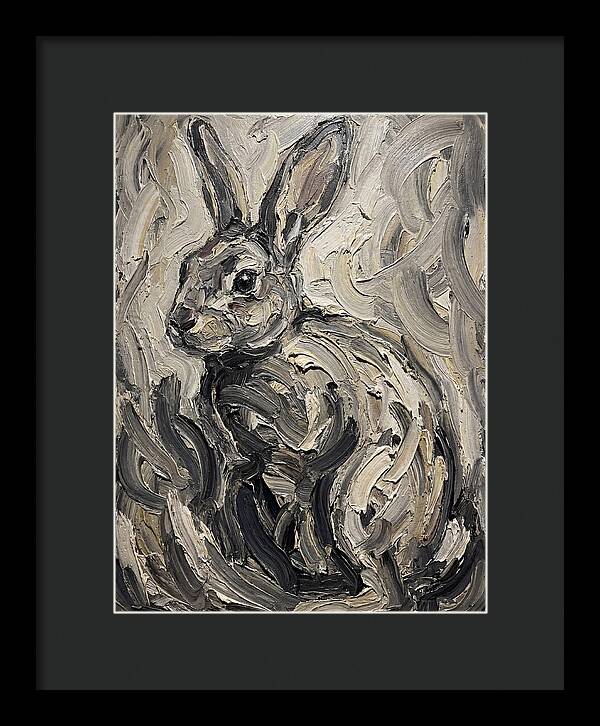 Rabbit In Abstract Swirls