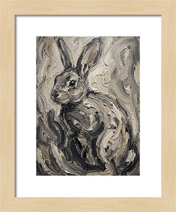Rabbit In Abstract Swirls