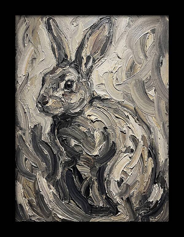 Rabbit In Abstract Swirls