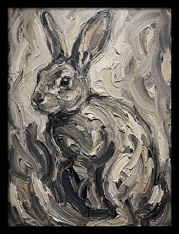 Rabbit In Abstract Swirls
