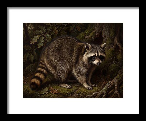 Raccoon Among The Trees