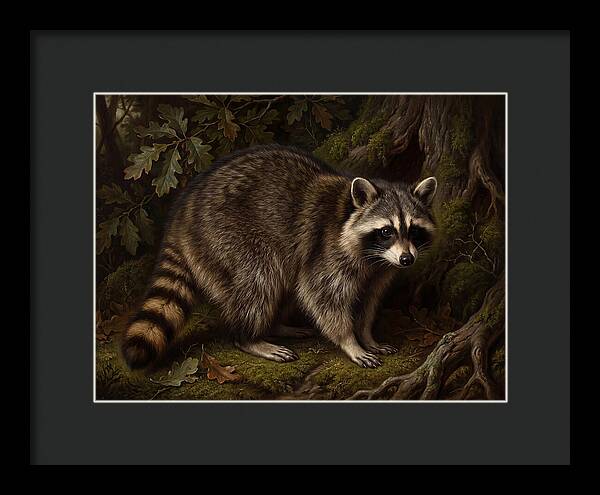 Raccoon Among The Trees