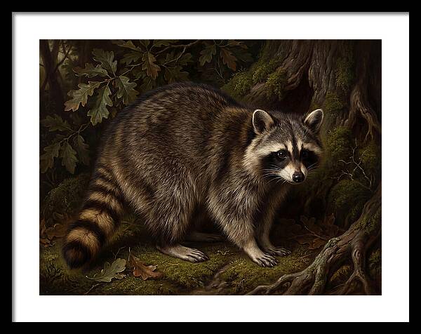 Raccoon Among The Trees