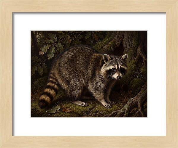 Raccoon Among The Trees