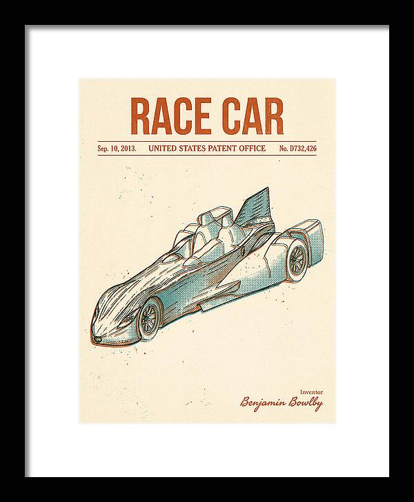 Race Car Retro Patent Usd732426s1