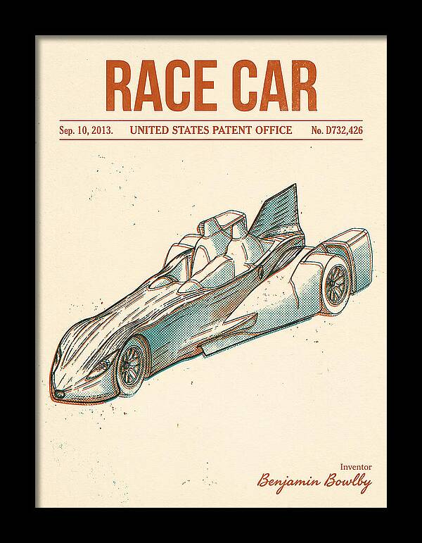 Race Car Retro Patent Usd732426s1