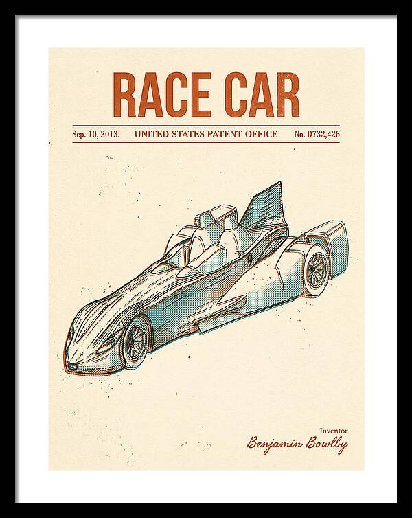 Race Car Retro Patent Usd732426s1