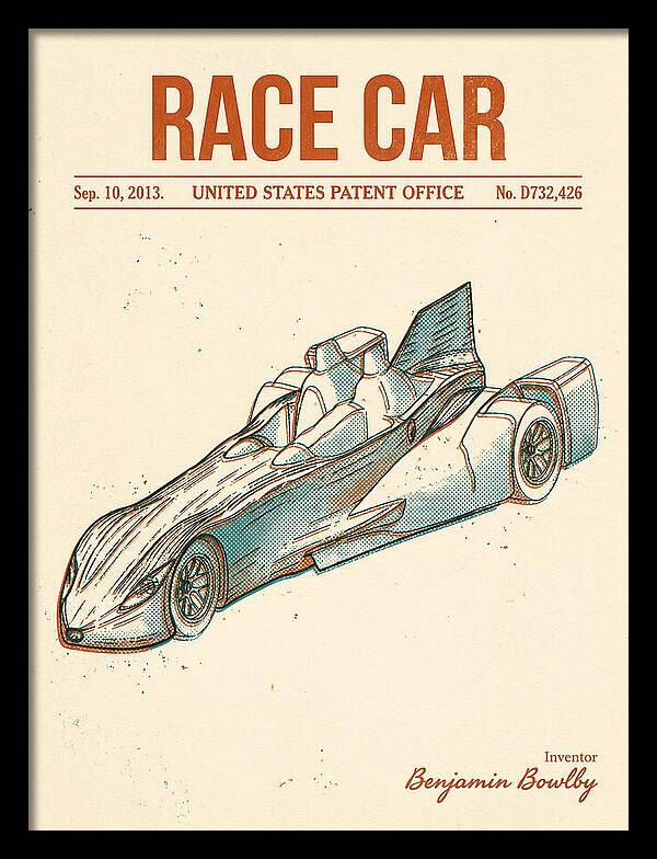 Race Car Retro Patent Usd732426s1
