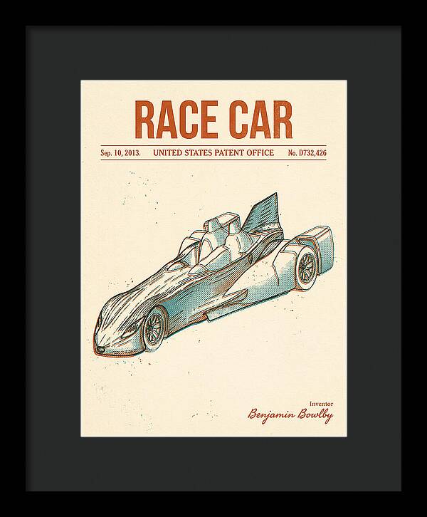Race Car Retro Patent Usd732426s1