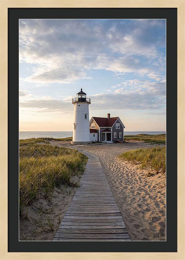 Race Point Light At Dusk