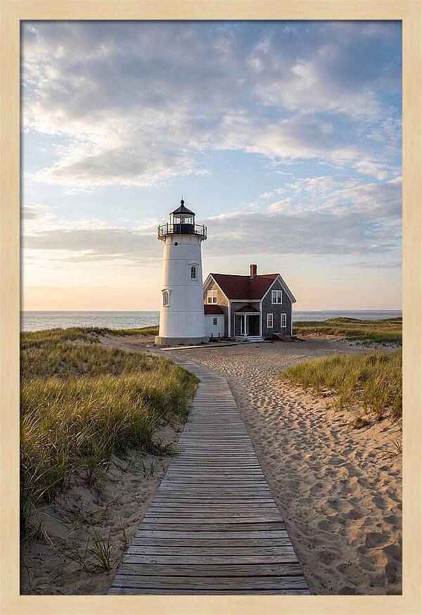 Race Point Light At Dusk