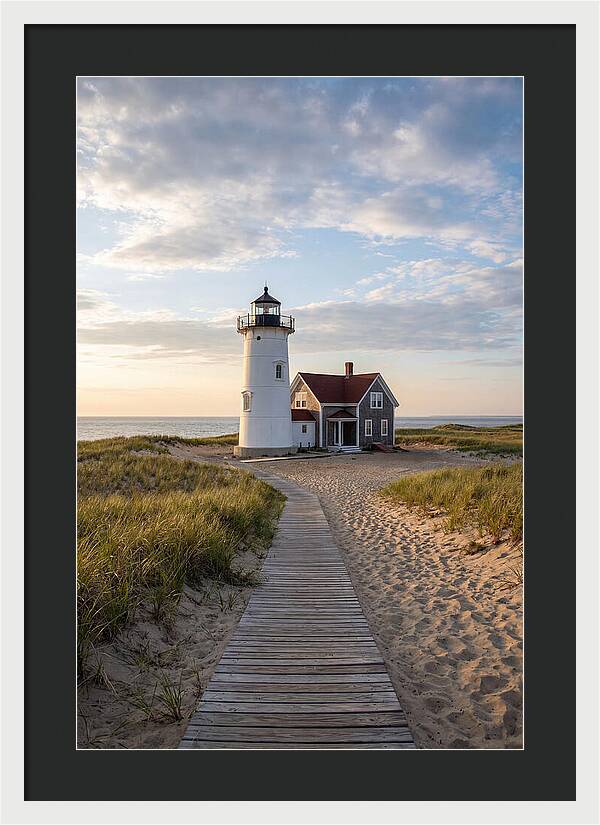 Race Point Light At Dusk