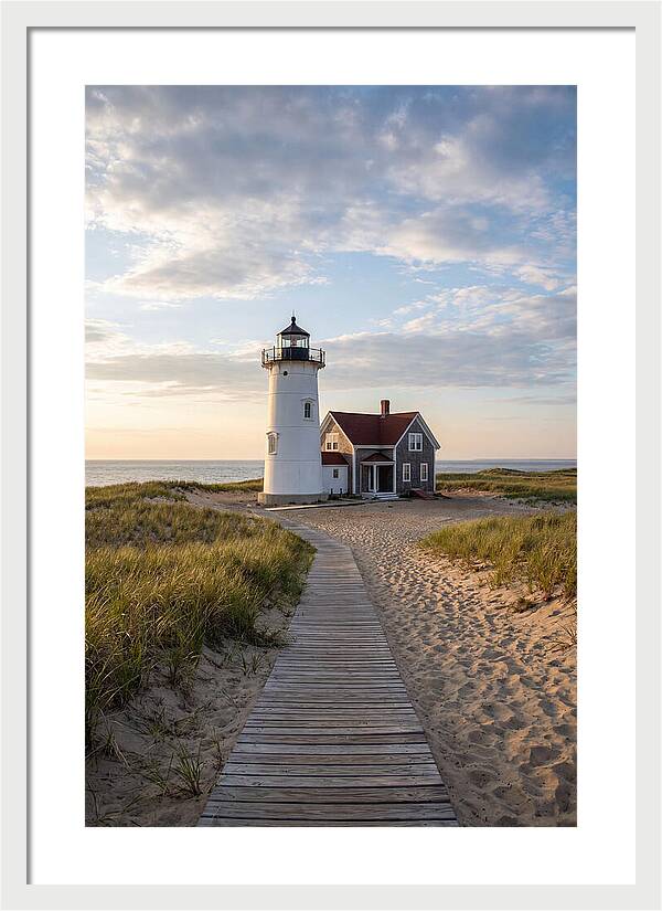 Race Point Light At Dusk