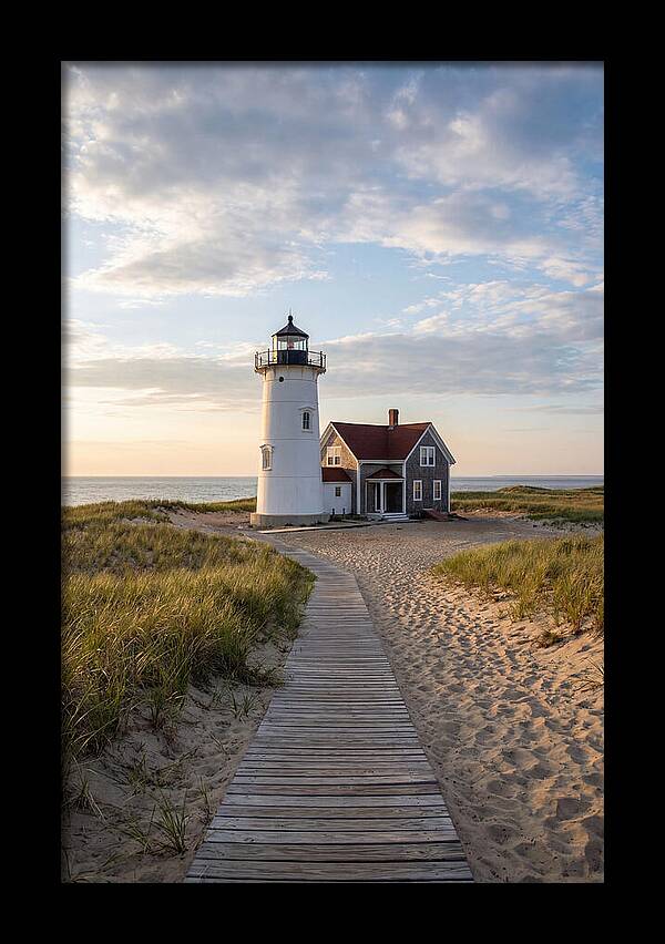 Race Point Light At Dusk