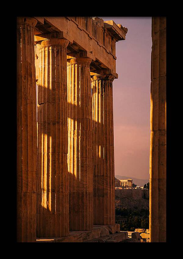 Radiance Above The Parthenon