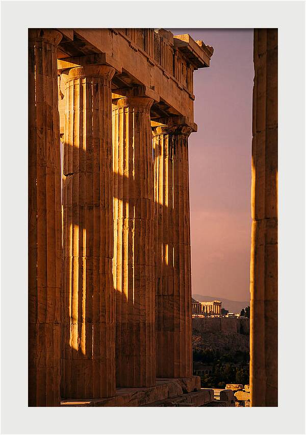 Radiance Above The Parthenon