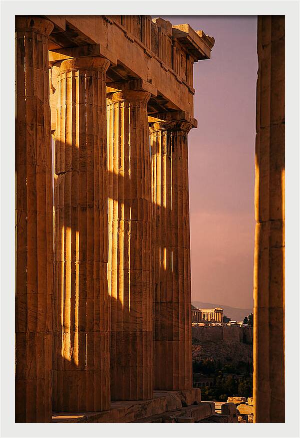 Radiance Above The Parthenon