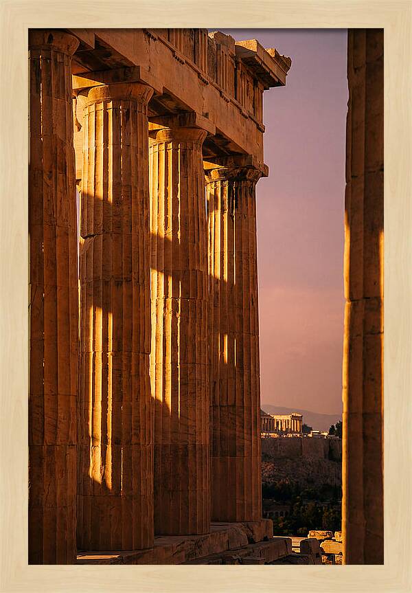 Radiance Above The Parthenon