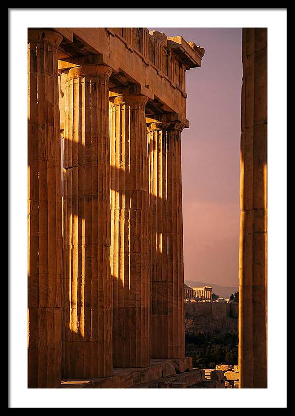 Radiance Above The Parthenon