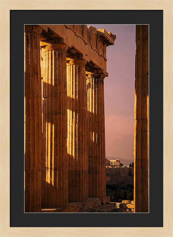 Radiance Above The Parthenon