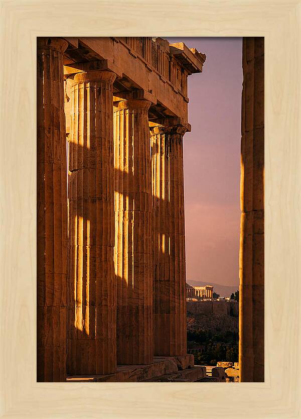 Radiance Above The Parthenon