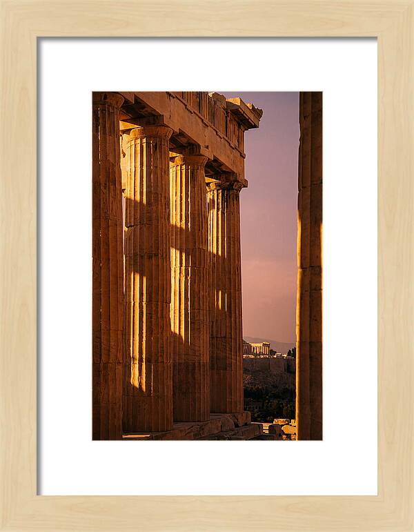 Radiance Above The Parthenon
