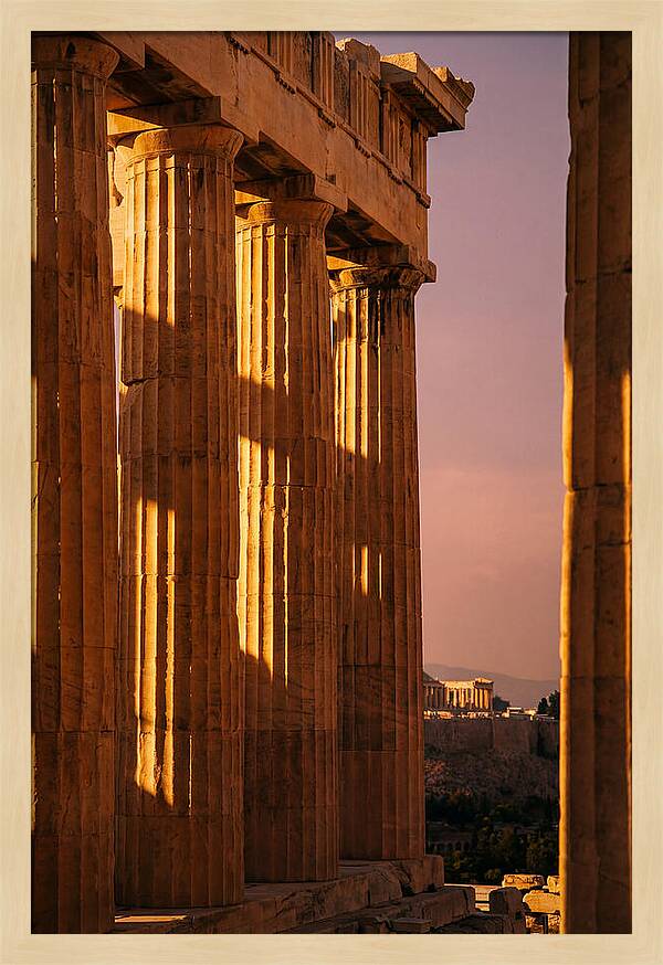 Radiance Above The Parthenon