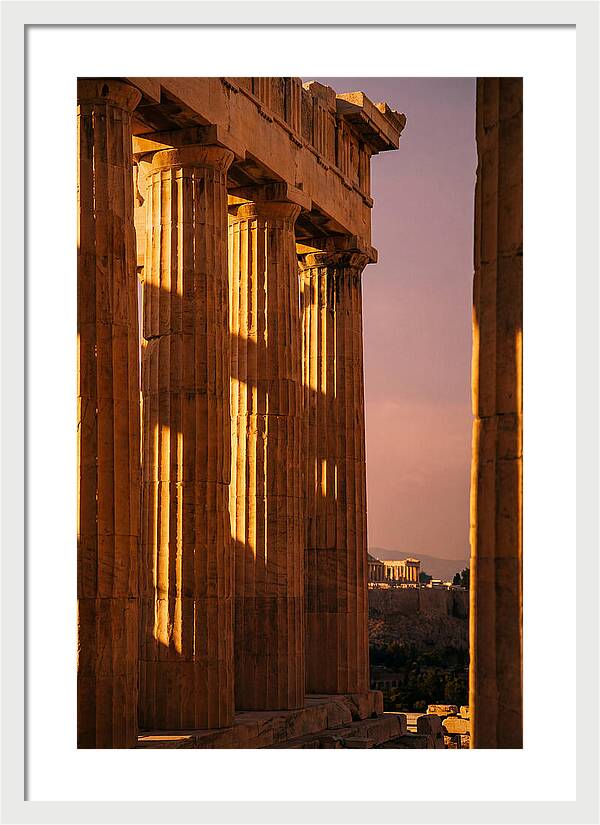 Radiance Above The Parthenon