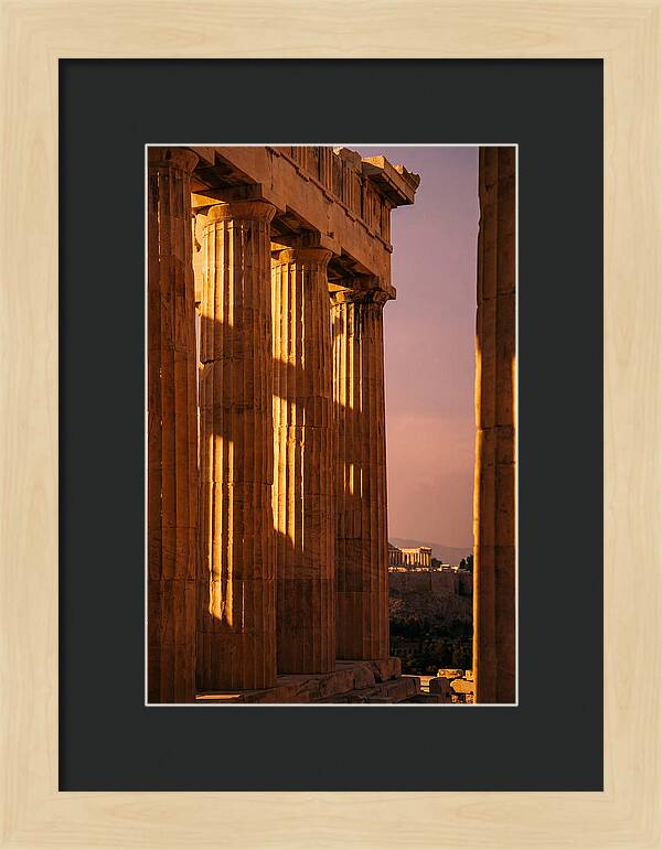 Radiance Above The Parthenon
