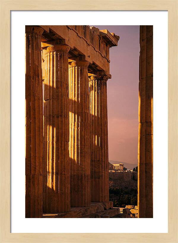 Radiance Above The Parthenon