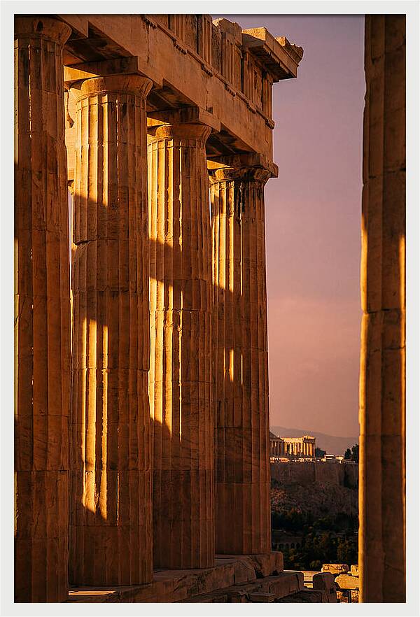 Radiance Above The Parthenon
