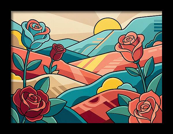 Radiant Floral Vista
